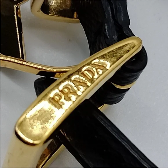 PRADA Saffiano Leather Bracelet - Picture 10 of 11